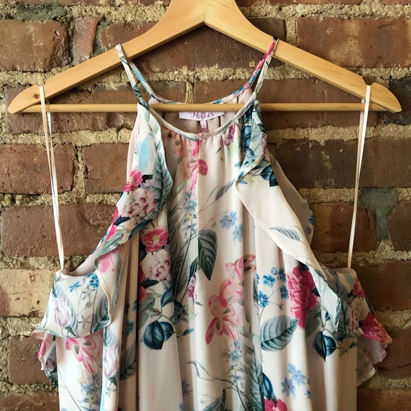 Parker Ruffle Racerback Dress in Mellow Meadow - Picture 5 of 11